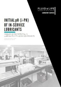 i-pH of in-service lubricants