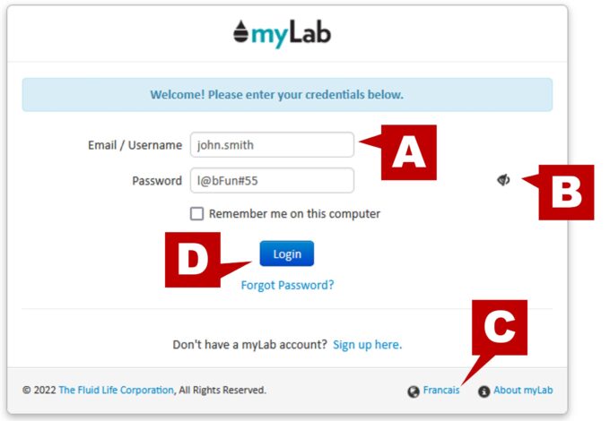 Problem Life Lab Login myLab Login and Logout - Fluid Life