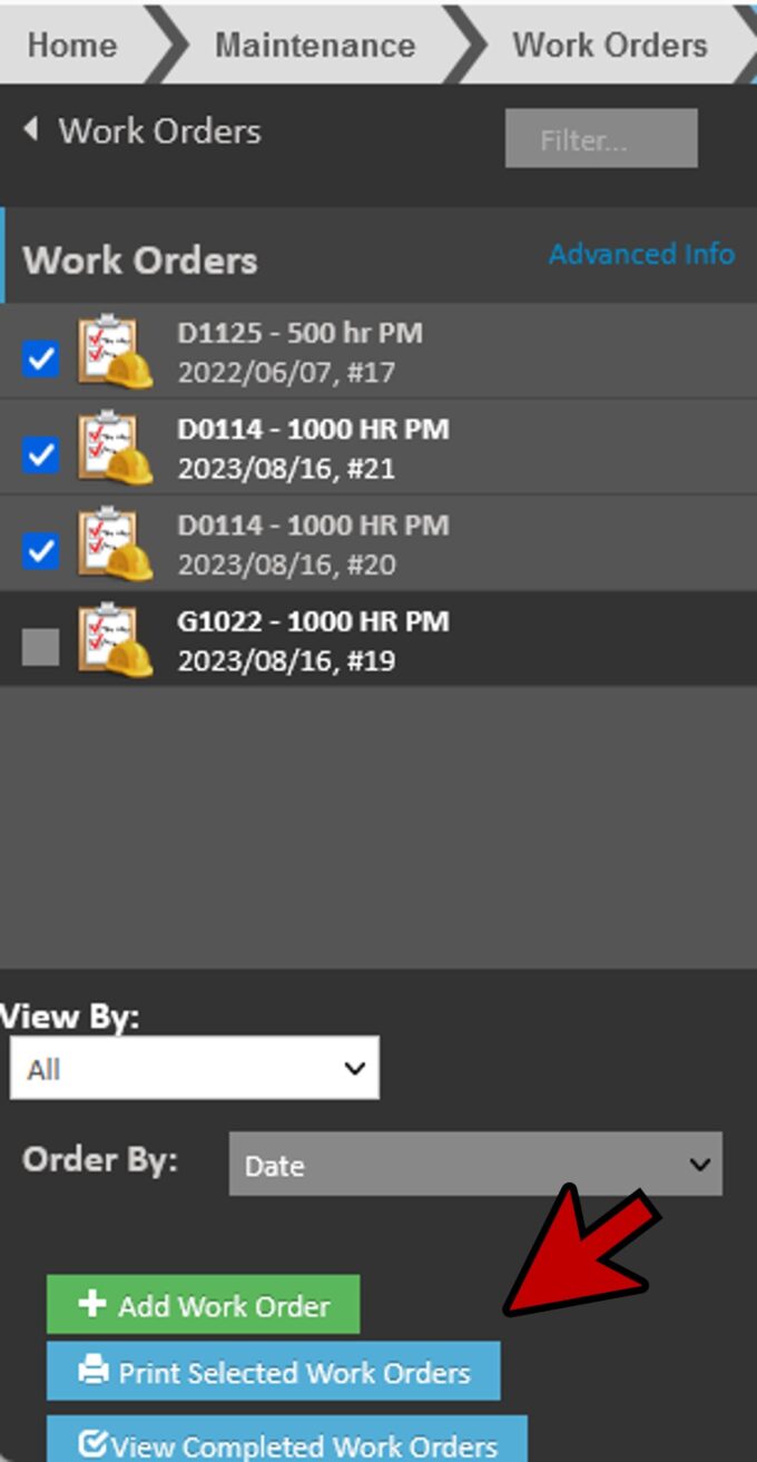 Completing Work Orders - Fluid Life