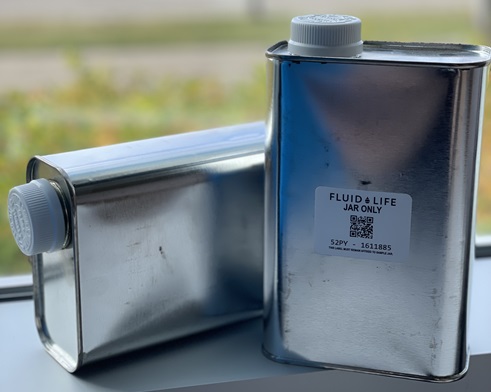 metal diesel fuel container